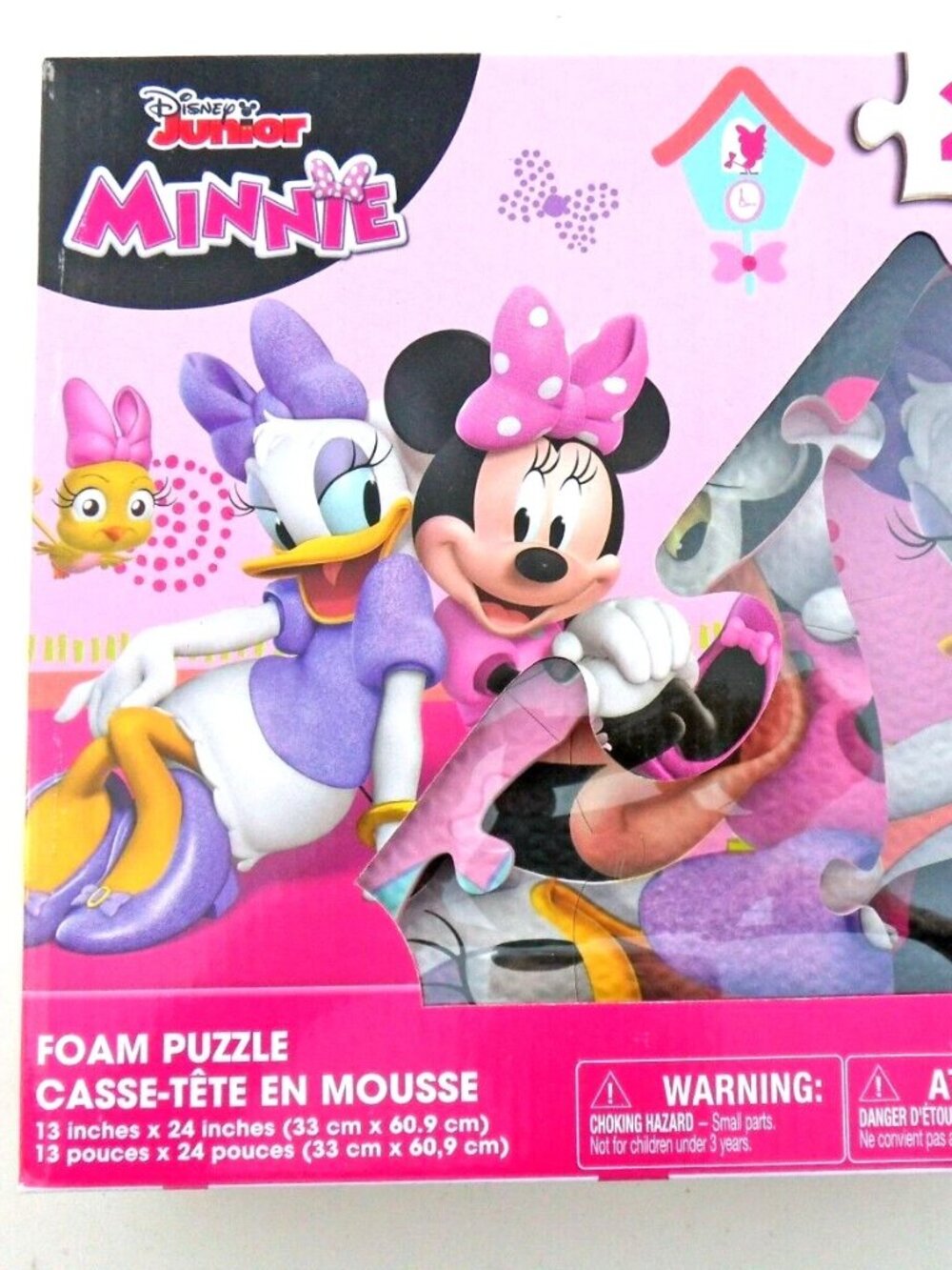 Minnie Mouse & Daisy Duck 25-Piece Foam Floor Puzzle – Ages 4+